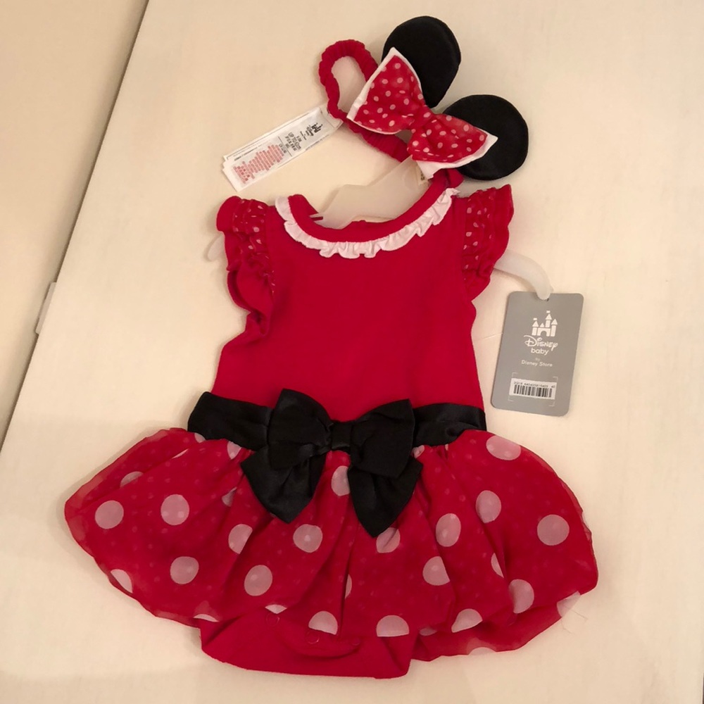 Minnie Mouse dress and headband